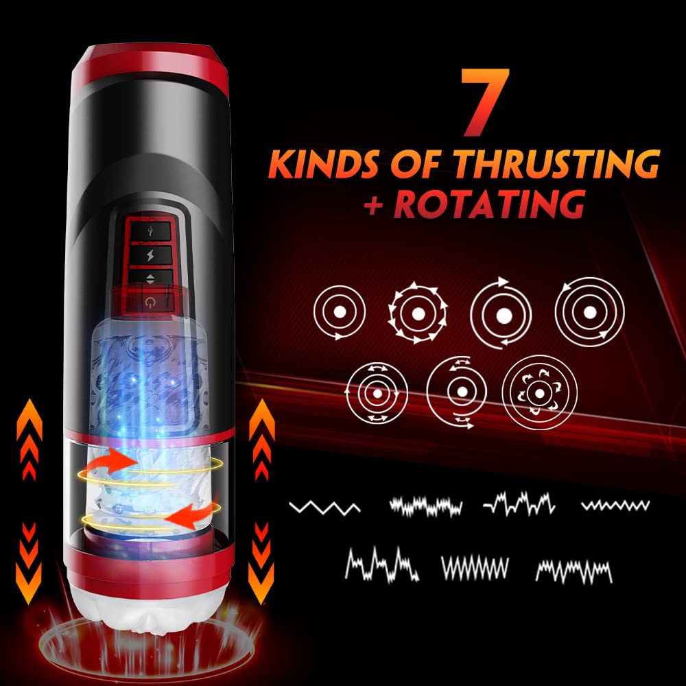Tyrannosaurus 7 Thrusting Rotating Automatic Male Masturbator