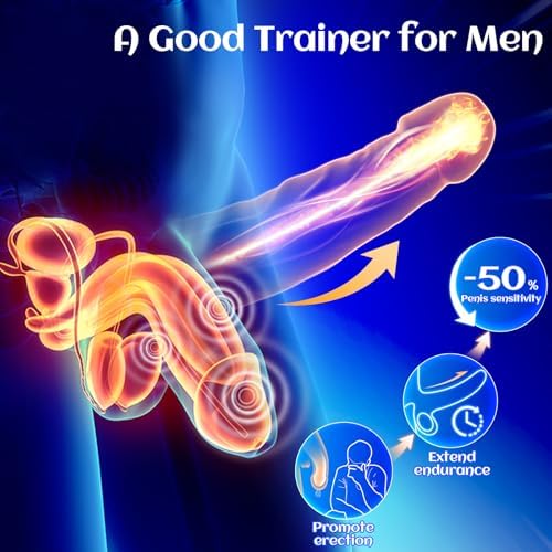 Eveandlove Male Vibrator - 10 Vibration Modes & Tentacle Stroker for Penis & Nipple Stimulation
