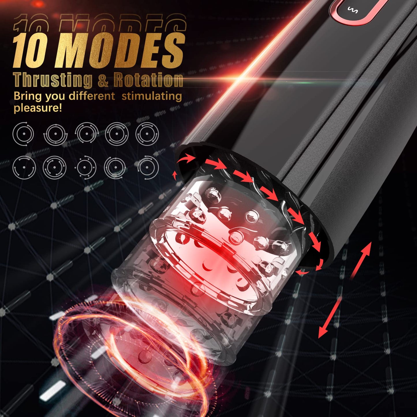 Eveandlove 10 Powerful Thrusting Rotating Hands Free Blowjobsex Machine