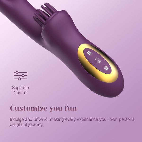 Eveandlove 10 x 6 x 7 Modes Come-Hither Clitoral Tickling Rabbit Vibrator