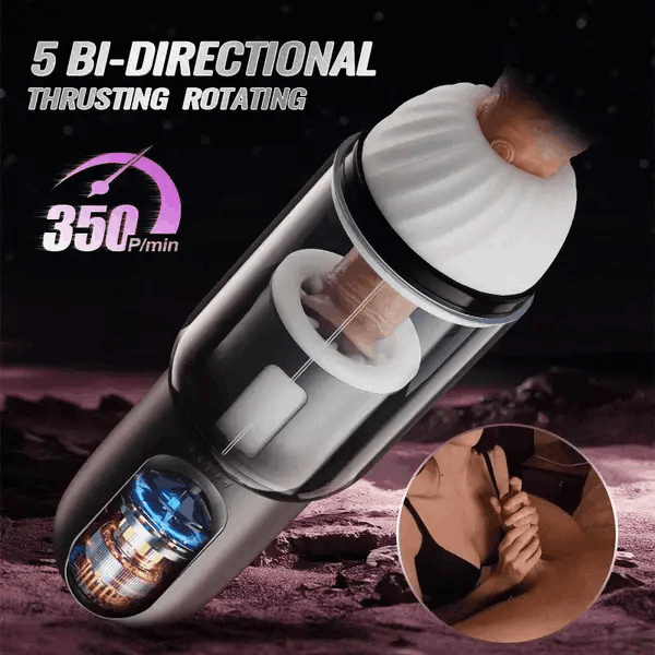 Eveandlove & Godwin Stepless Variable Speed Masturbator Handsfree