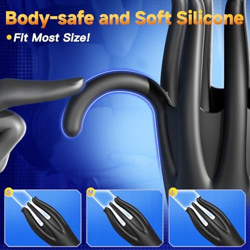 Eveandlove 2-in-1 Male Vibrator & Masturbator - 10 Powerful Vibrations for Penis Training & Stimulation