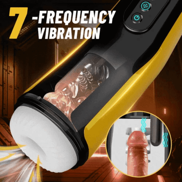 Eveandlove 7 Sucking 7 Vibrating Heating Male Masturbator
