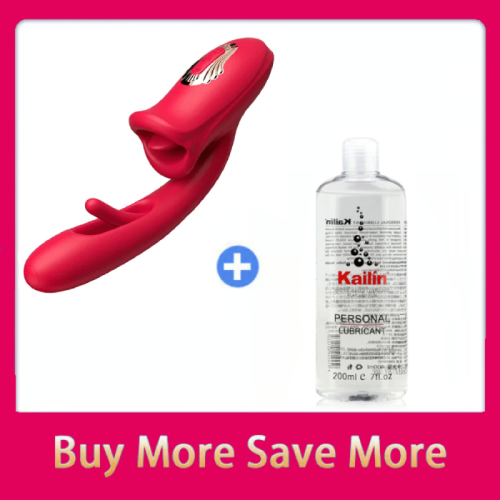 Eveandlove G Spot Flapping Vibrator with Kissing Function & Vibrating Tongue