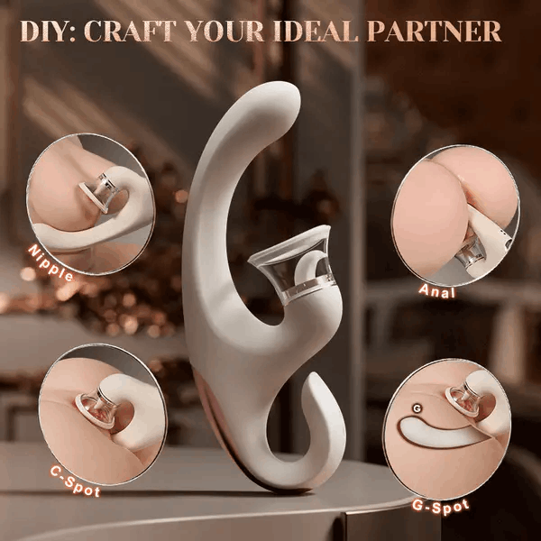 Eveandlove Clitoral Arousal Tongue Licking Suction Vibration Triple Stimulation Vibrators