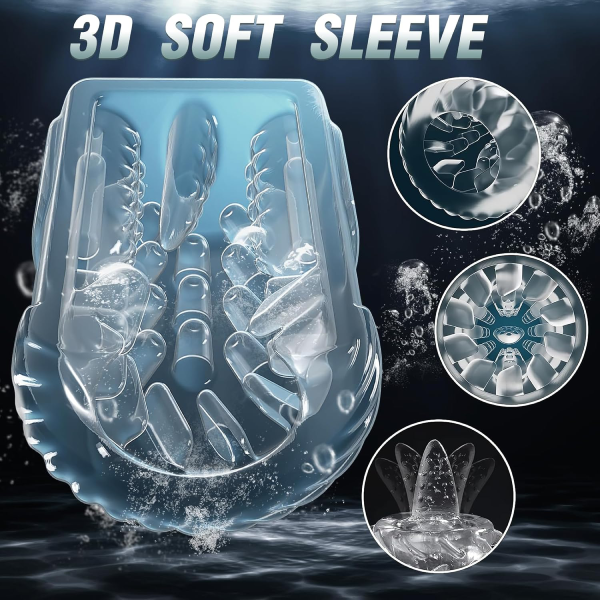 Eveandlove Innovative 7 Sucking & Vibrating & Thrusting & Rotating & Licking Automatic Male Masturbator