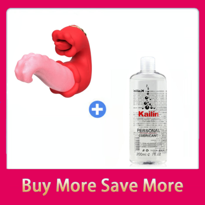 Eveandlove Twin Rose Thrusting G Spot Vibrator - Tongue Teasing & Vibrating