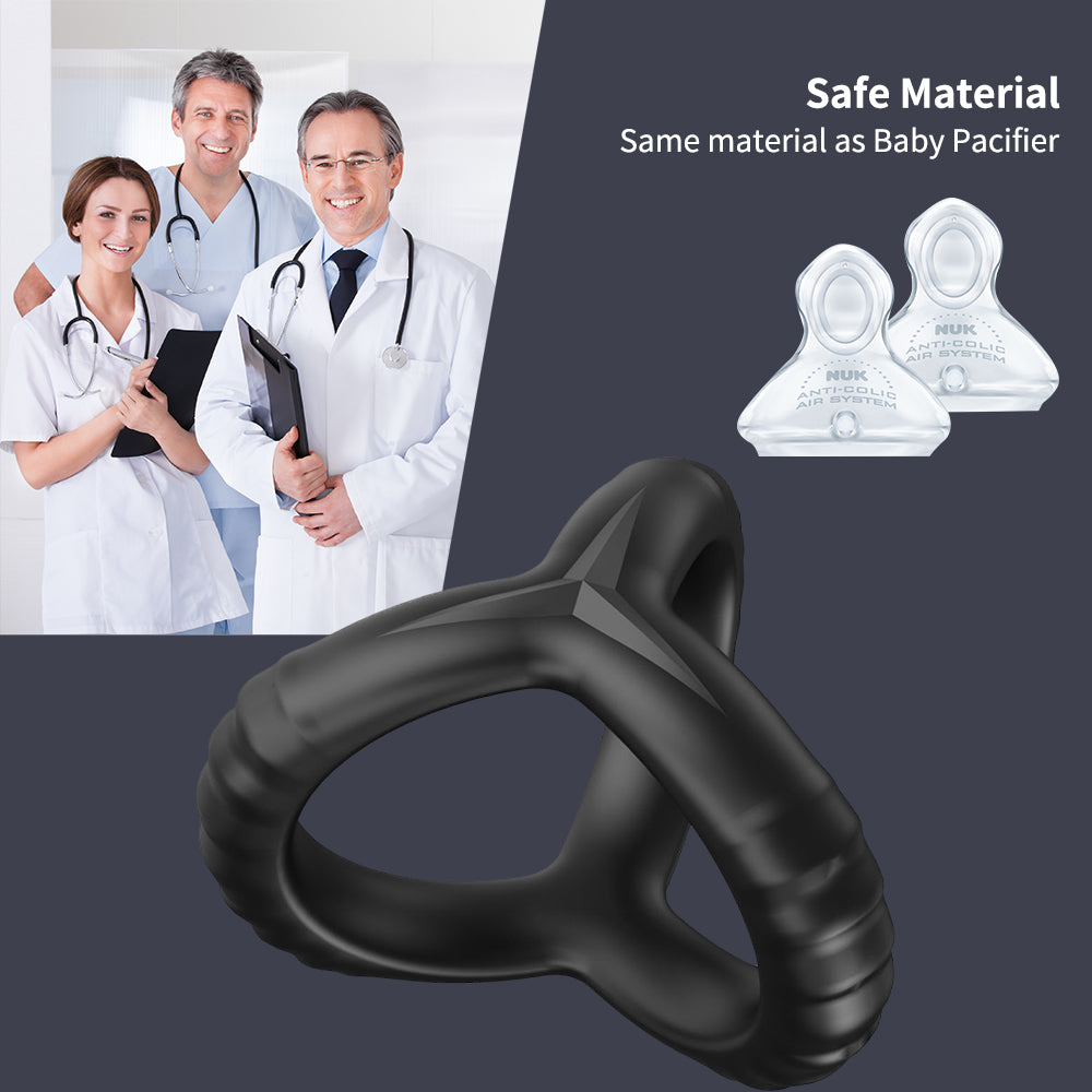 New Reusable Silicone Semen Cock Ring Penis Enlargement Delayed Ejaculation