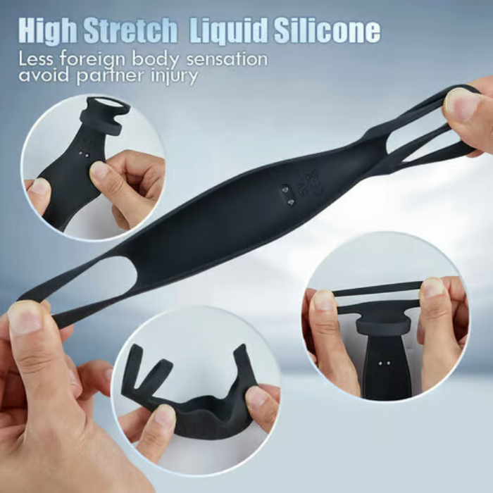 Eveandlove Pleasure Fusion Pro 9 Vibration Modes Efficient&Flexible Cock Ring