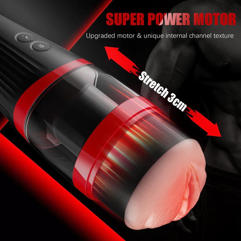 Eveandlove Handsfree Masturbator | Thrusting Sex Toy Vibrating Cup