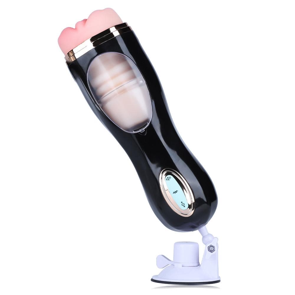 Eveandlove Vibrating Thrusting Suction Cup Pussy Male Masturbator