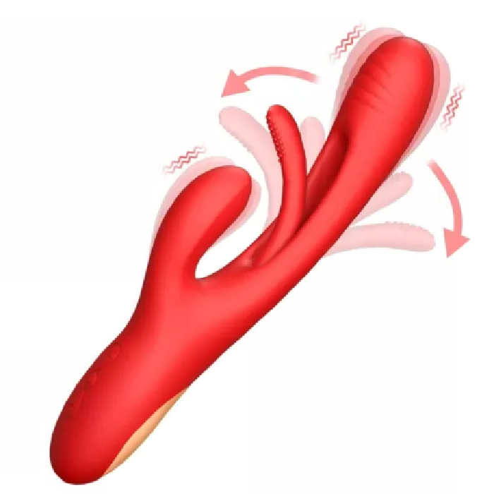 Eveandlove - Rabbit Tapping Vibrating All-In-One G-Spot Vibrator for Women