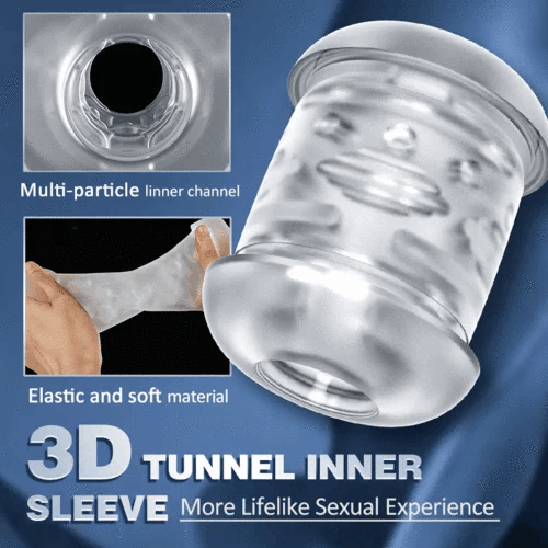Eveandlove Automatic 3 Frequency Telescopic Handheld Male Masturbator