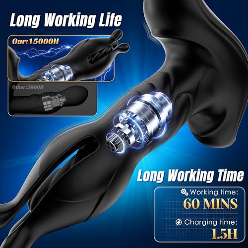 Eveandlove Remote Control 9 Tension Shock Flapping Thrusting Vibrating Butt Plug Prostate Massager