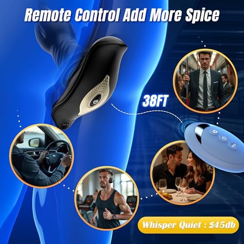 Eveandlove Remote Control 9 Tension Shock Flapping Thrusting Vibrating Butt Plug Prostate Massager