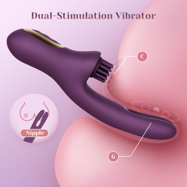 Eveandlove 10 x 6 x 7 Modes Come-Hither Clitoral Tickling Rabbit Vibrator