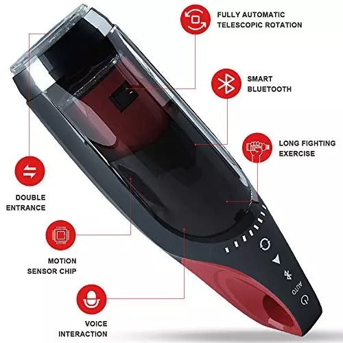 2023 latest Intelligent Toy Automatic Sucking Heating and Telescopic Rotating Electric Masturbator Cup