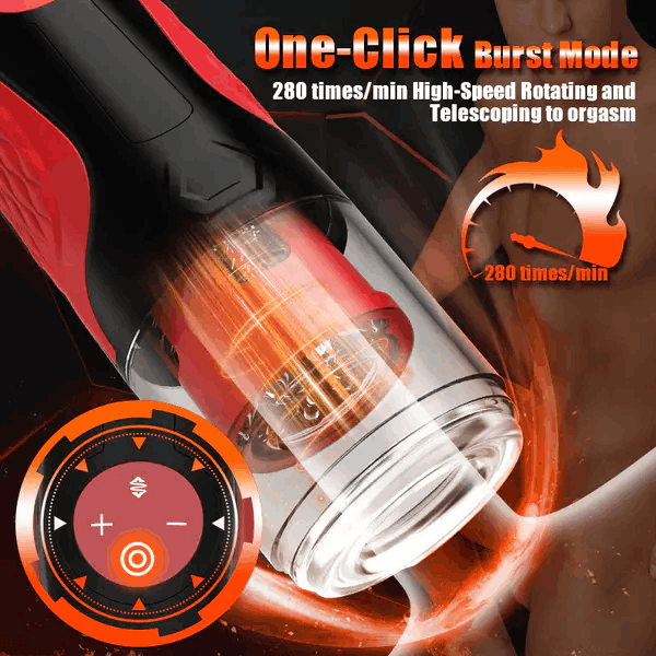 Eveandlove Automatic 5 Thrusting & Rotating for Penis Stimulation Masturbator Cup