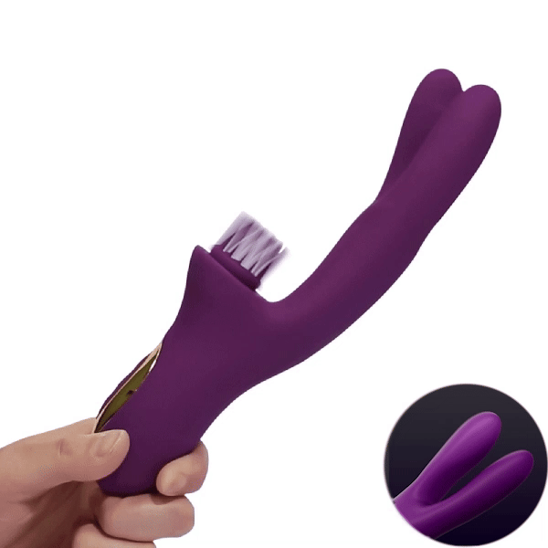 Eveandlove 10 x 6 x 7 Modes Come-Hither Clitoral Tickling Rabbit Vibrator