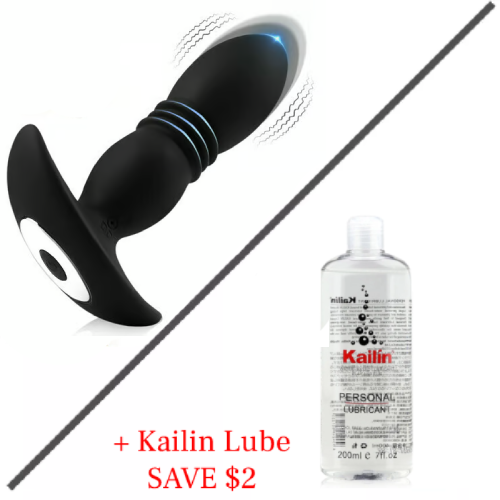 Eveandlove 3 Folds 7 Telescopic 7 Vibration Butt Plugs