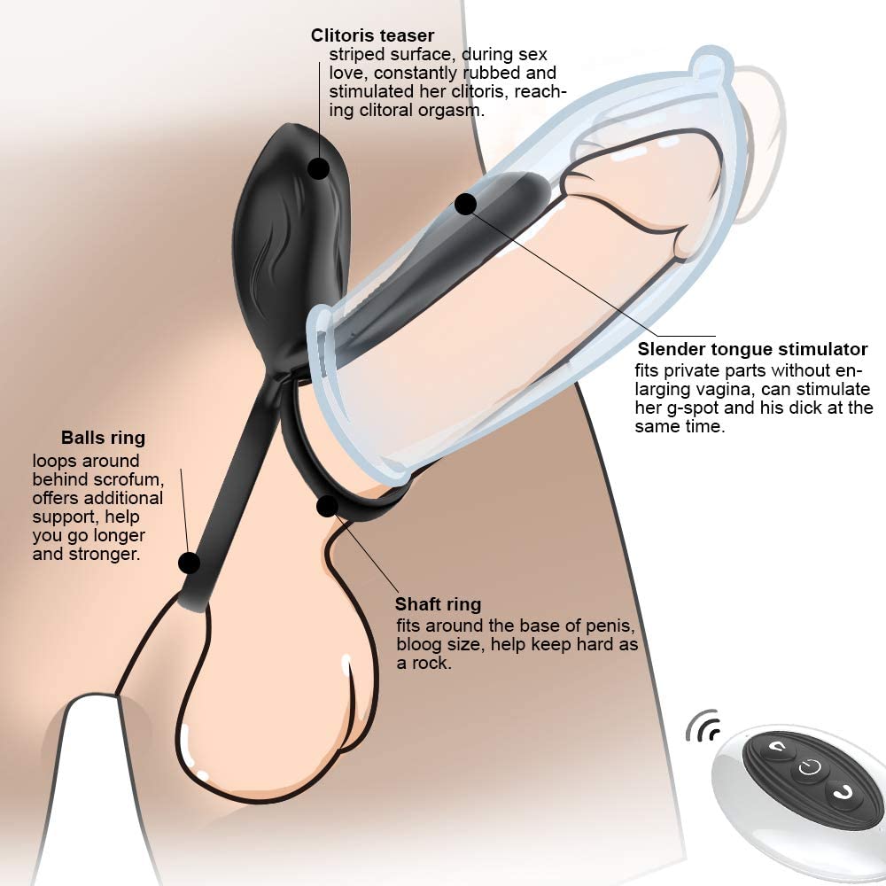 Eveandlove Vibrating Ring For Couple