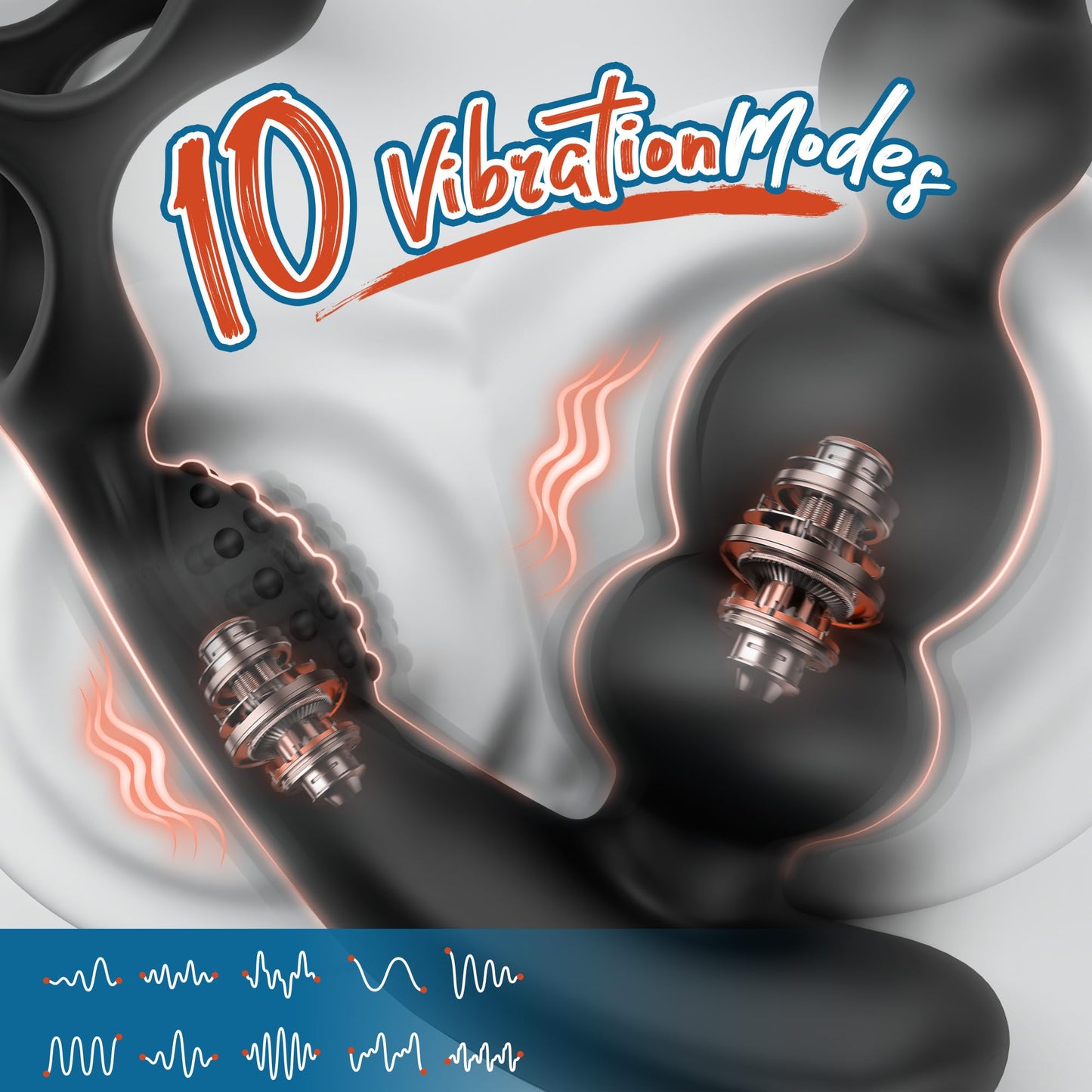 Eveandlove High Speed Rotation & Vibration Prostate Massager