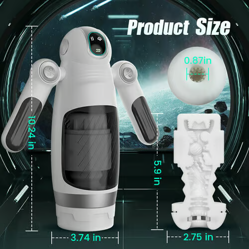 Eveandlove 7 Telescopic Squeezing 12 Vibration Masturbator Experience More Authentic Piston
