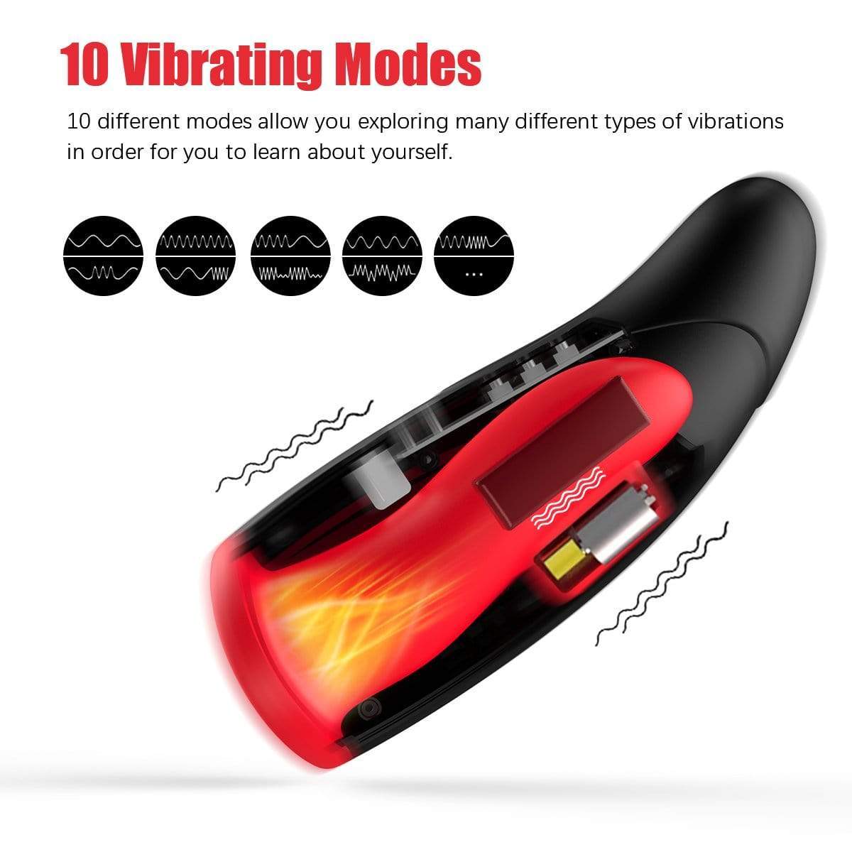 Eveandlove Electric Masturbator with Heating Function