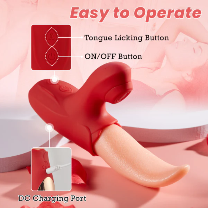 Eveandlove 2 IN 1 Upgraded Flapping Tongue G Spot Vibrator