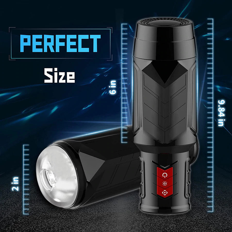 Eveandlove Automatic Penis Masturbation Blowjob Cup with 7 Oral-Suction & 7 Vibration Modes