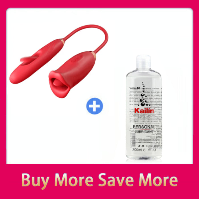 Eveandlove G Spot Flapping Vibrator with Kissing Function & Vibrating Tongue