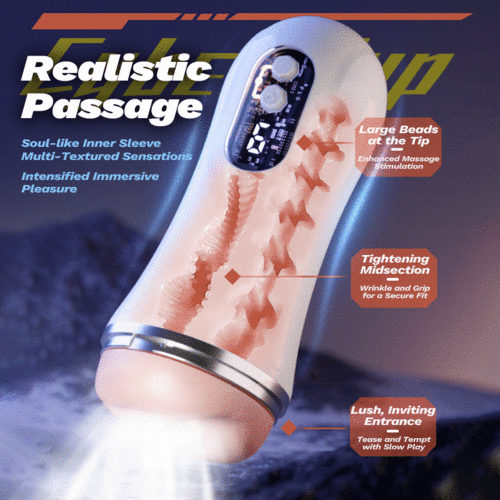 Eveandlove Cyberpunk 9 Vibration Heating App Control Masturbator Cup