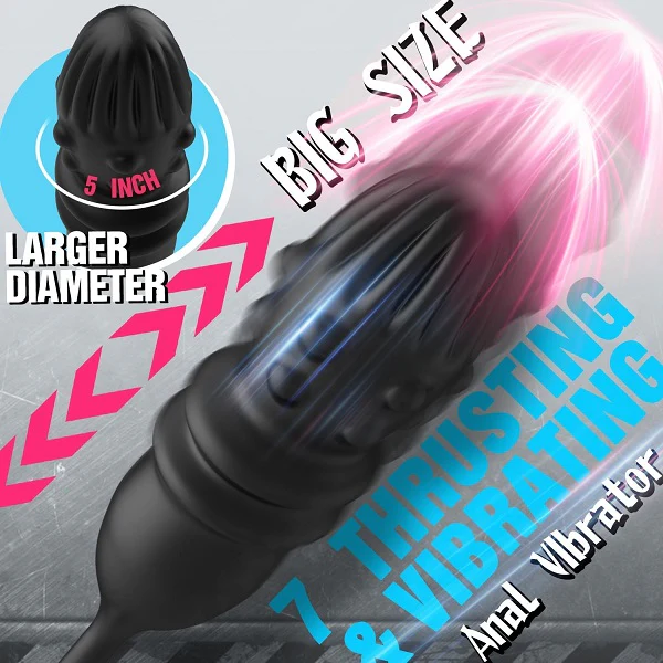 Eveandlove 7 Thrusting 7 Vibrating Prostate Massager & Penis Vibrator For Men Couple Sex Toy