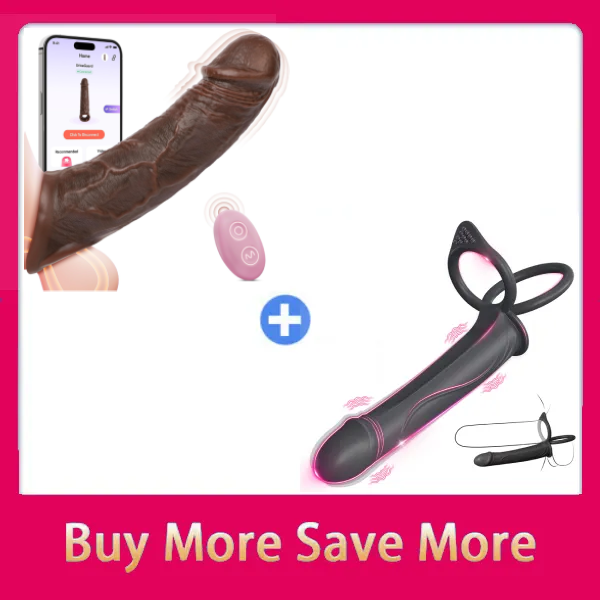 (BLACK) Eveandlove APP Controlled 9 Vibration Intensities Vibrating Penis Sleeve
