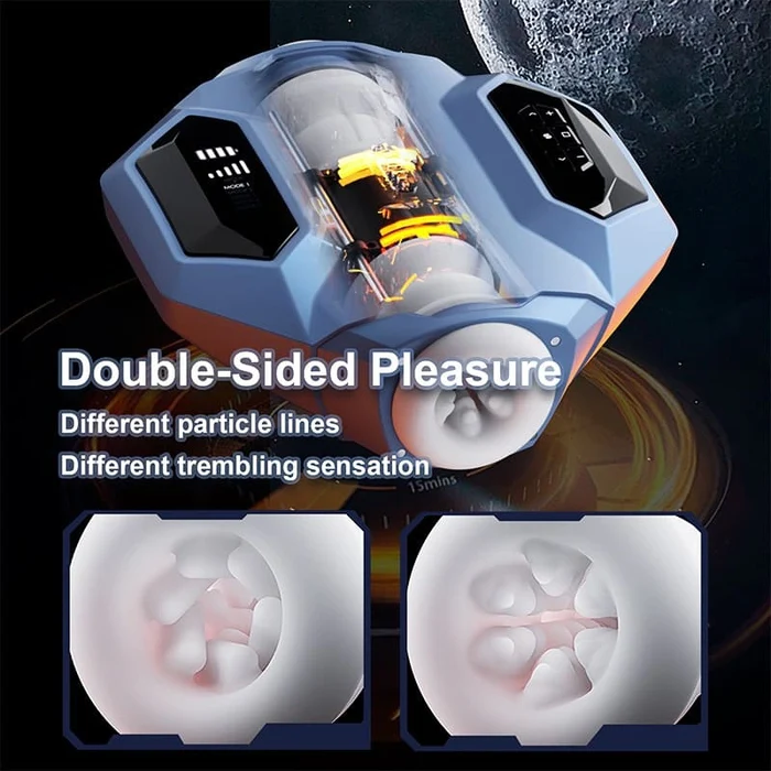 Eveandlove 2024 Spaceship Thrusting Sucking Heating Male Stroker Dual Opening