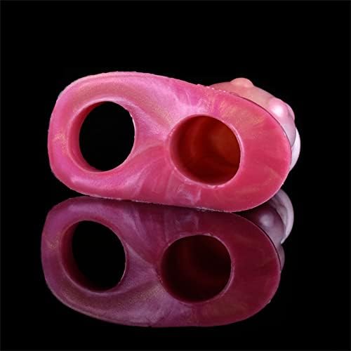 Eveandlove 7.16 Monster Penis Extender Sleeve – Soft Silicone Enlargement Sleeve with Cock Ring for Men