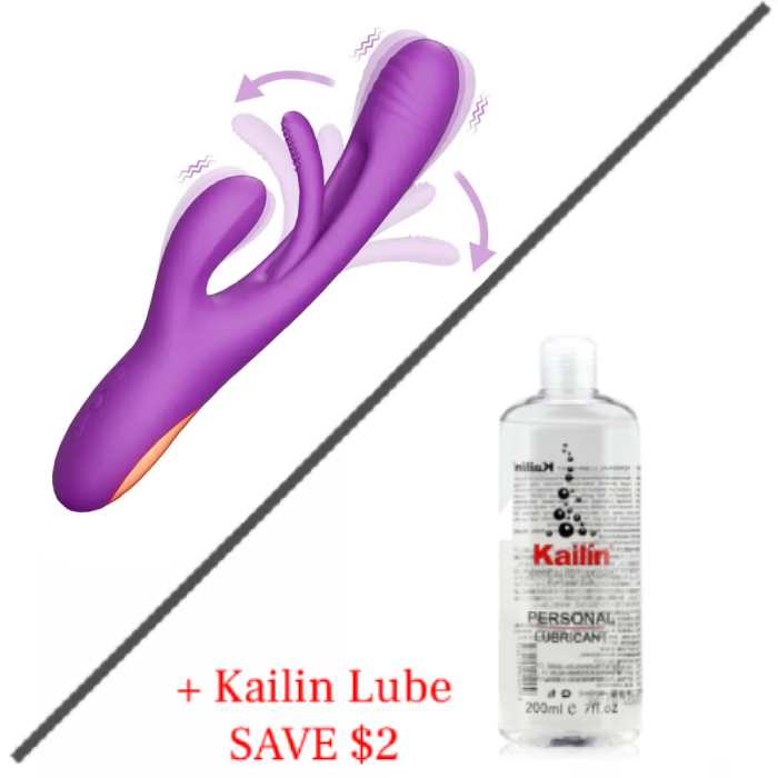 Eveandlove - Rabbit Tapping Vibrating All-In-One G-Spot Vibrator for Women