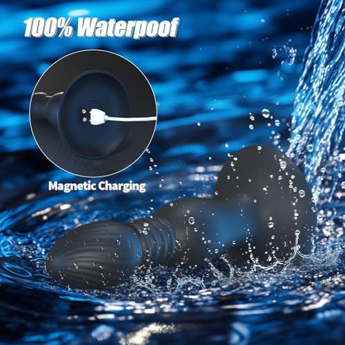 Eveandlove Super Strong Suction Cup Remote Control Thrust Vibration, Anal Trainer for Men, Women & Couples