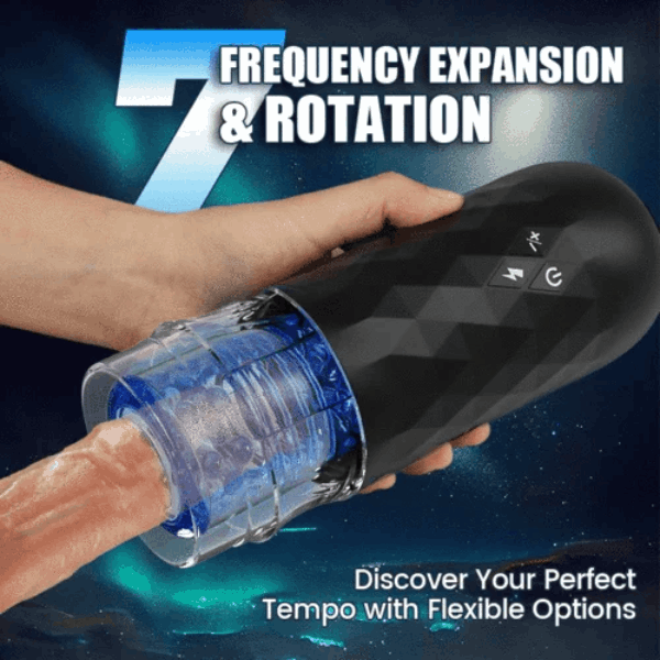 Eveandlove Hand-Free 7 Expansion Rotating Voice Function Masturbator Cup