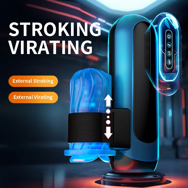 Eveandlove External Auto Stroker Thrusting Vibrating Multi Adapteable Low Noise