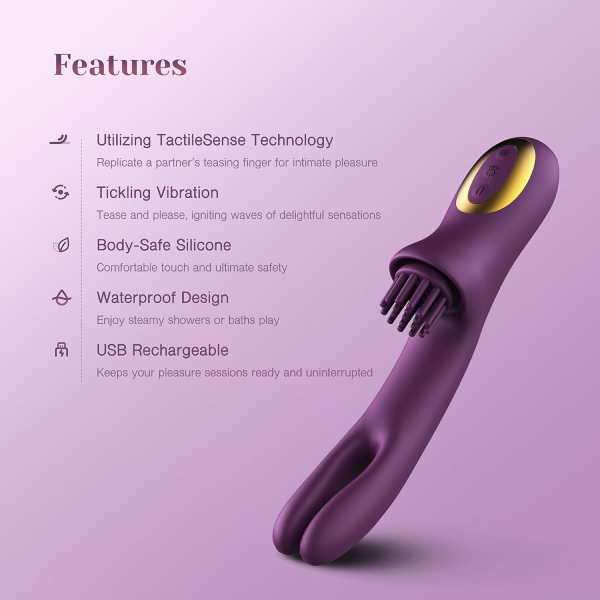 Eveandlove 10 x 6 x 7 Modes Come-Hither Clitoral Tickling Rabbit Vibrator