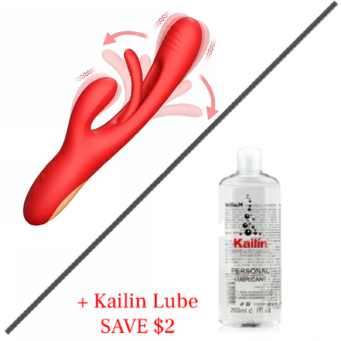 Eveandlove - Rabbit Tapping Vibrating All-In-One G-Spot Vibrator for Women