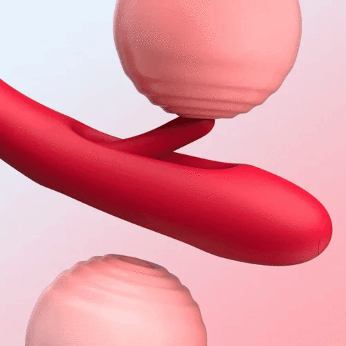 Eveandlove G Spot Flapping Vibrator with Kissing Function & Vibrating Tongue