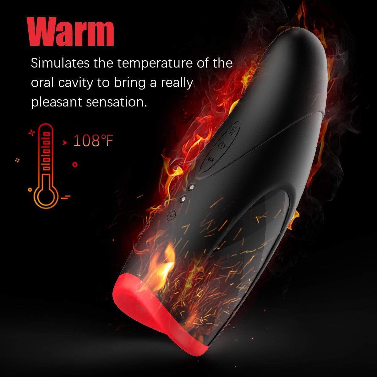 Eveandlove Electric Masturbator with Heating Function