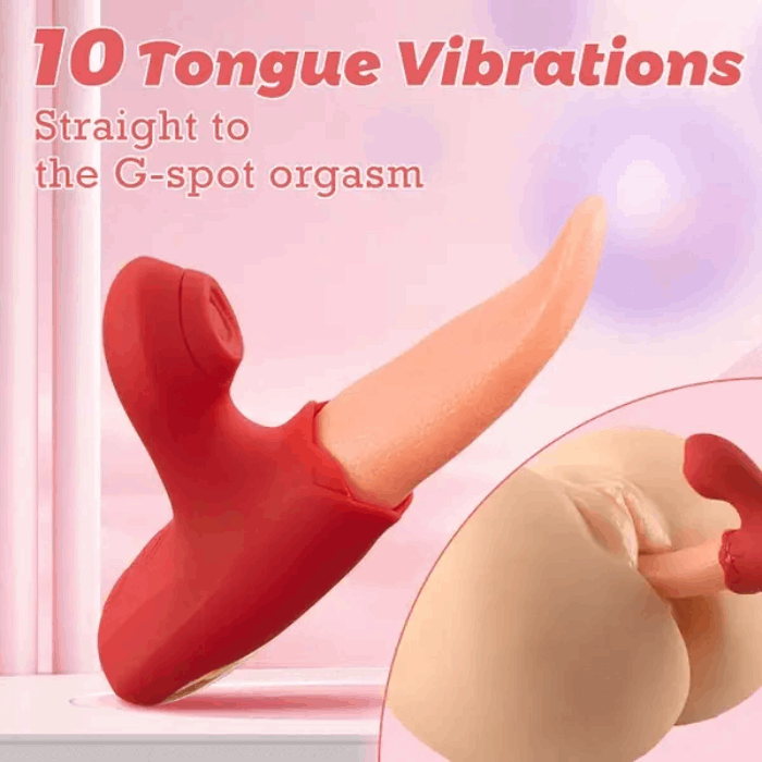 Eveandlove 2 IN 1 Upgraded Flapping Tongue G Spot Vibrator