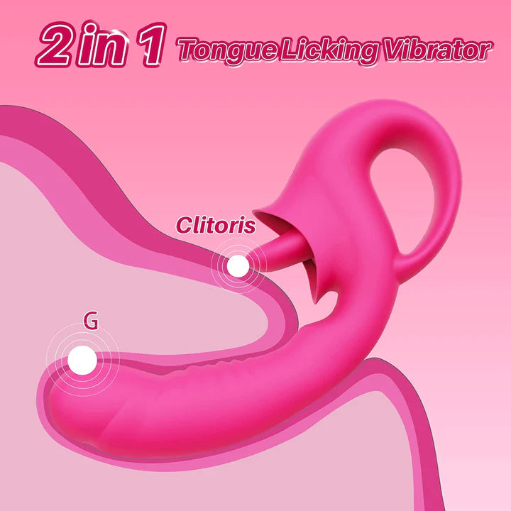 Eveandlove G-spot vibrator offers 10 licking and vibration patterns for women