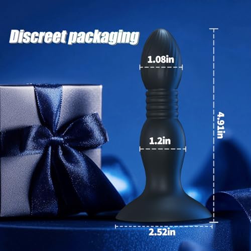 Eveandlove Super Strong Suction Cup Remote Control Thrust Vibration, Anal Trainer for Men, Women & Couples