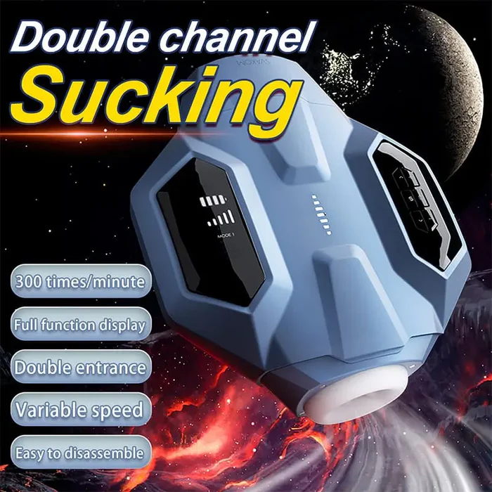 Eveandlove 2024 Spaceship Thrusting Sucking Heating Male Stroker Dual Opening