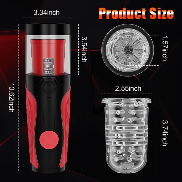 Eveandlove Automatic 5 Thrusting & Rotating for Penis Stimulation Masturbator Cup