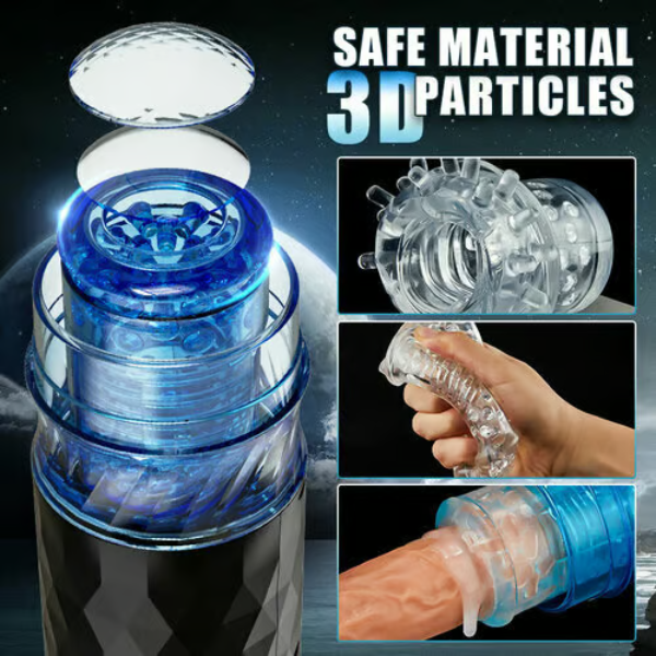 Eveandlove Hand-Free 7 Expansion Rotating Voice Function Masturbator Cup
